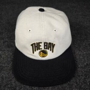Trophy Hunting The Bay Golden State Warriors Hat White Black Plaid Underbrim